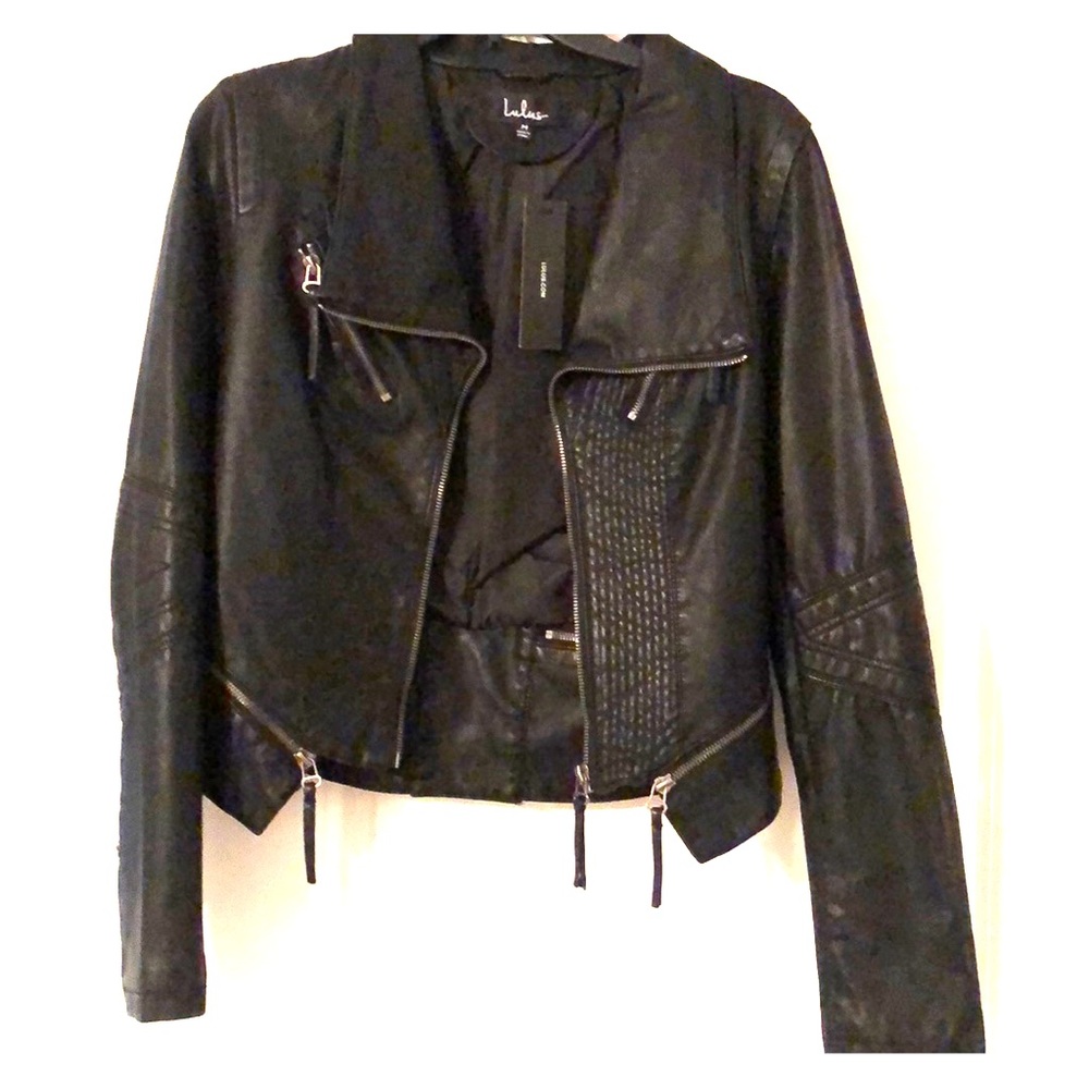 Vegan leather jacket